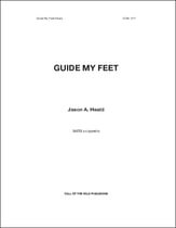 Guide My Feet SATB choral sheet music cover